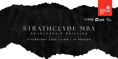 Strathclyde Mba Open Day 3 February 2024 Scholarship Briefing Cdc Management Development