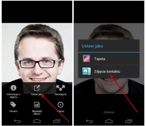 Jak wykorzystać zdjęcie z telefonu jako fotografię kontaktu