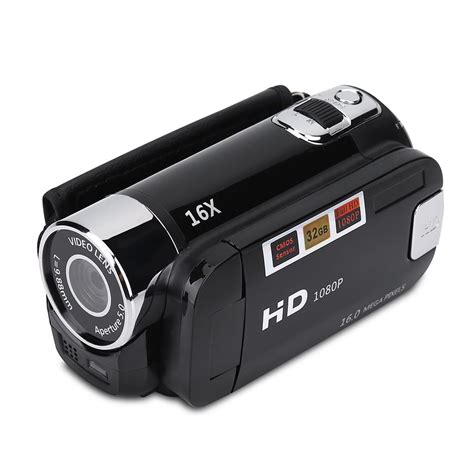 Kritne Digital DV, FHD Video Camera, Full HD 270° Rotation 1080P 16X ...