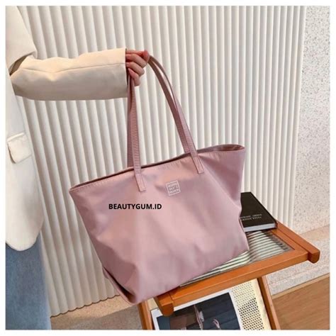 Jual Tas Wanita Tote Bag Besar Alice Zipper Laptop Up To 16 Inch Tas