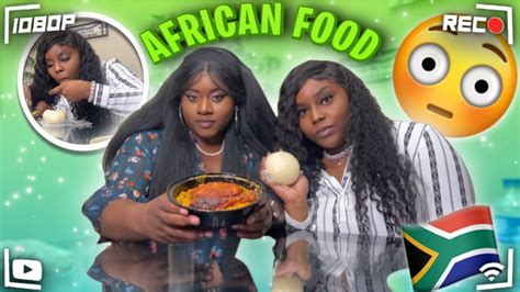 Egusi Soup And Fufu Mukbang Trying African Food For The First Time Youtube