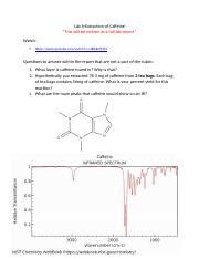 Lab 7 Caffeine Extraction Docx Lab 6 Extraction Of Caffeine This