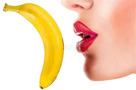 La Femme Sexy Mange La Banane Image stock Image du blonde sensualité 45232169