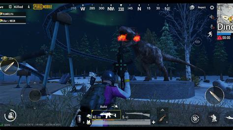 Playing With Dinosaurs In Pubg Mobile Youtube