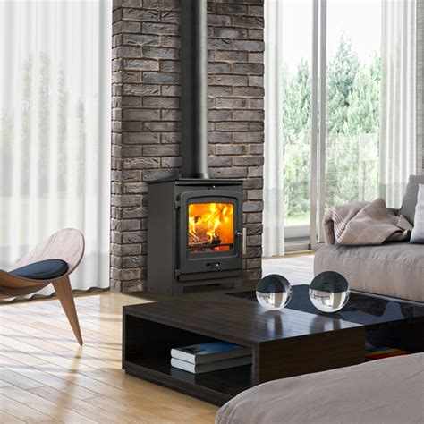 Portway P1 Contemporary Multi Fuel Stove Uk