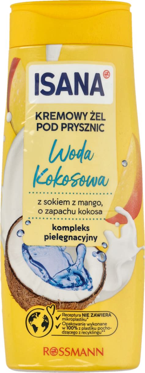 Isana El Pod Prysznic Kremowy Z Sokiem Z Mango Zapachem Z Kokosa