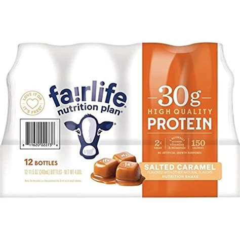 Fairlife Nutrition Plan Salted Caramel 30g Protein Shake 11 5 Fl Oz