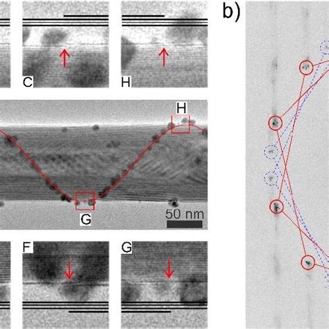 Tem Analysis Of A Ws2 Nanotube Decorated With Gold Nanoparticles A