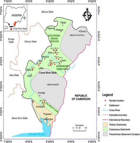 Map of study area including locations of sandstone used in the study | Download Scientific Diagram