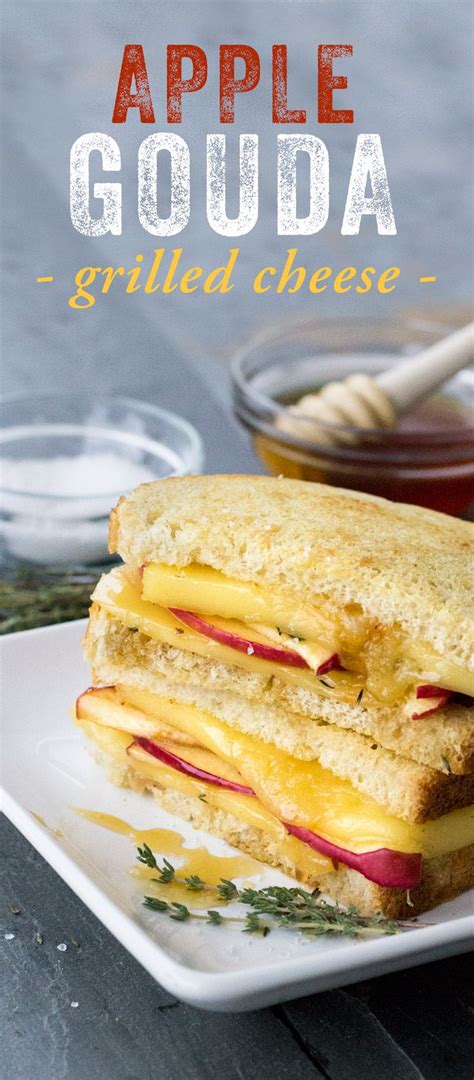 Apple Gouda Grilled Cheese Recipes Food Yummy Food