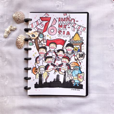 Doodle HUT RI ke 76