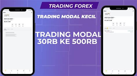 TRADING FOREX MODAL KECIL 30 RIBU JADI 500 RIBU YouTube