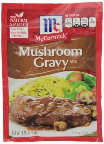 Mccormick Gravy Mix Mushroom 75 Oz Pack Of 6 6 Pack Kroger