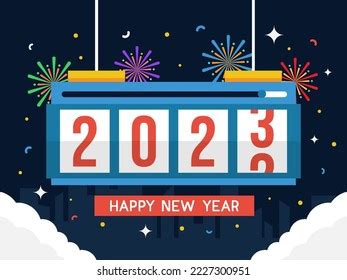 Happy New Year Countdown Eps Stock Vector (Royalty Free) 2227300951 ...