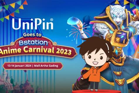 UniPin Siap Meriahkan Gelar Perdana Bstation Anime Carnival