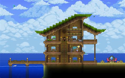 Top Class Terraria House Designs Northern Feeling