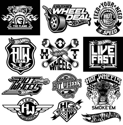 Logo Hot Wheels By Dan Janssen Typography Logo Logo Banners