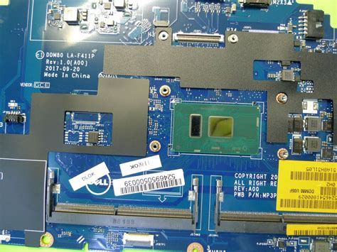 Dell Latitude Laptop Motherboard I U Cpu Intel Graphics La