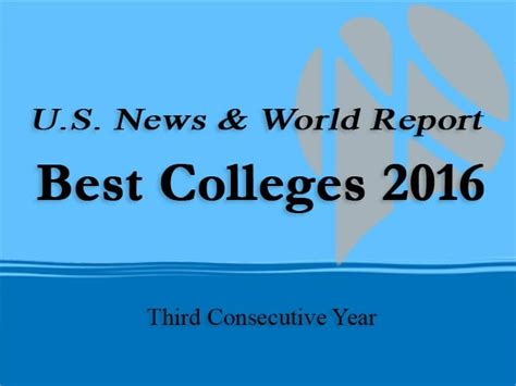 U.S. News Publishes “Best Colleges” List – CUNY Newswire