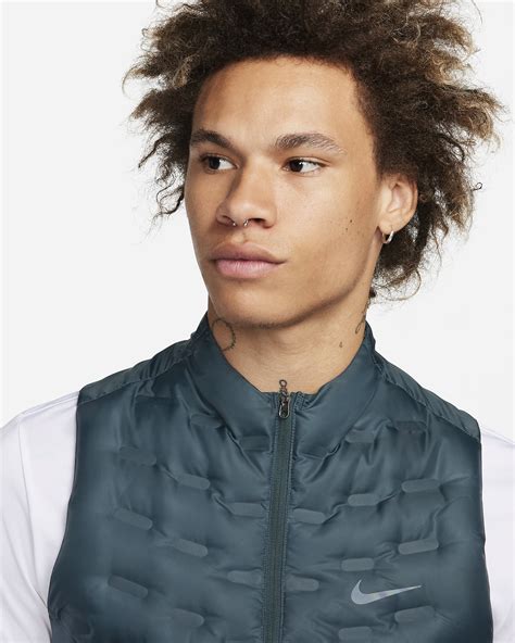 Nike Therma Fit Adv Repel Aeroloft Mens Down Running Gilet Nike Uk