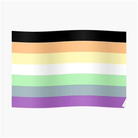 Apangender Pride Flag Poster For Sale By Flagsworld Redbubble