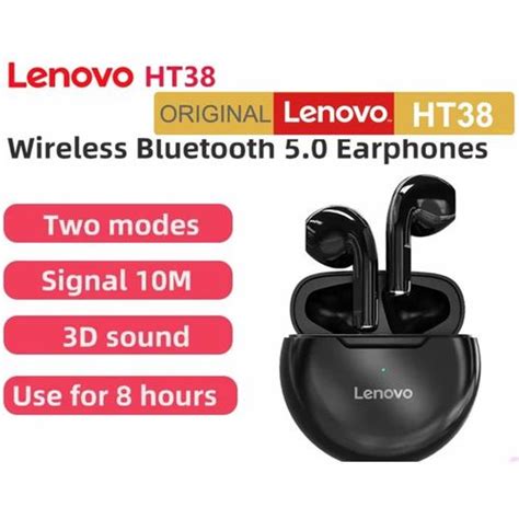 Lenovo Ht Tws Couteurs Sans Fil Bluetooth Mini Oreillettes Avec