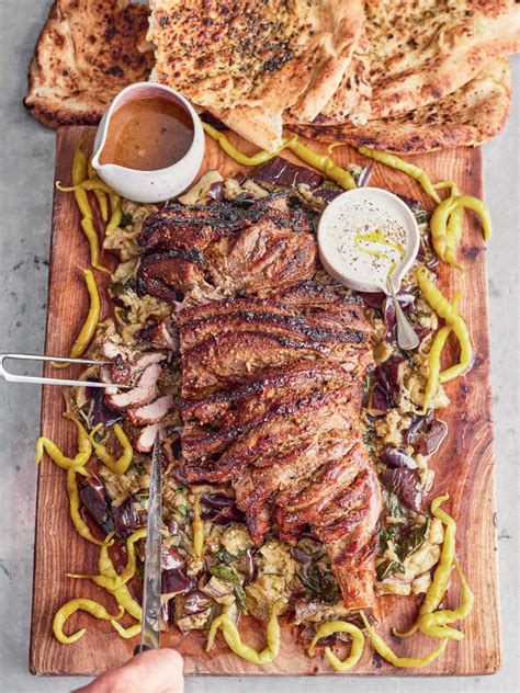 Jamie Oliver Dukkah Roast Lamb Recipe One Pan Wonders Channel