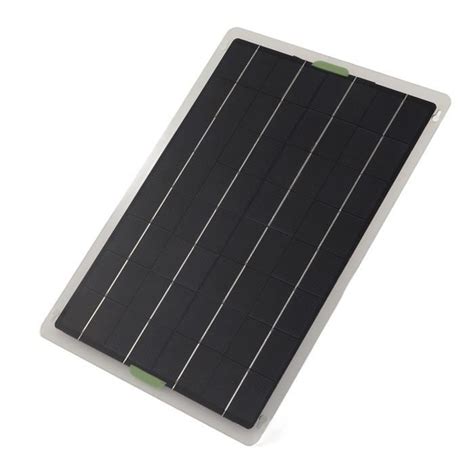 Hurrise Mainteneur De Batterie Solaire W V Panneau Solaire Portable