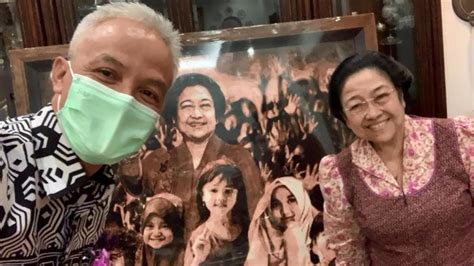 Ganjar Pranowo Ucapkan Pesan Khusus Untuk Megawati Yang Sedang Berulang