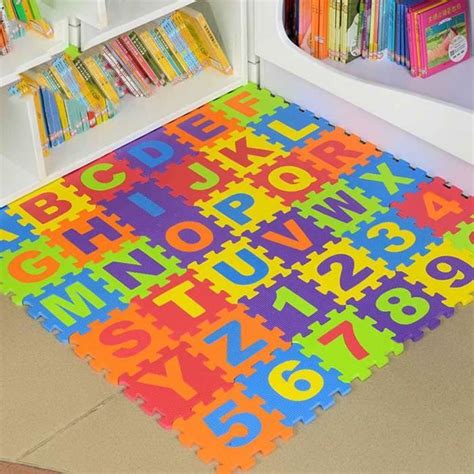 Puzzle Tapis Mousse B B Marqueune Alphabet Et Chiffres Pi Ces