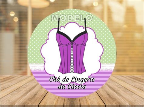 Adesivo Latinha Chá de Lingerie Elo Produtos Especiais