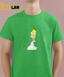 Sean Ferrick Homer Simpson Backs Into Bushes Meme Shirt Zerelam