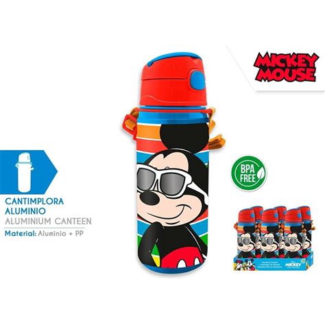 Cantimplora Aluminio Mickey Disney Ml