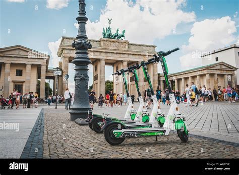 Berlin Germany June Electric E Scooter Escooter Or E