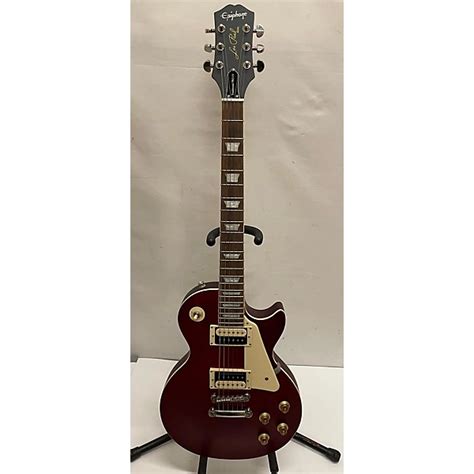 Used Epiphone Used Epiphone Les Paul Traditional Pro Iv Red Solid Body Electric Guitar Red