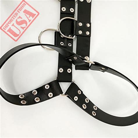 Shop Leather Body Chest High Elastic Belt For Men Imported From Usa