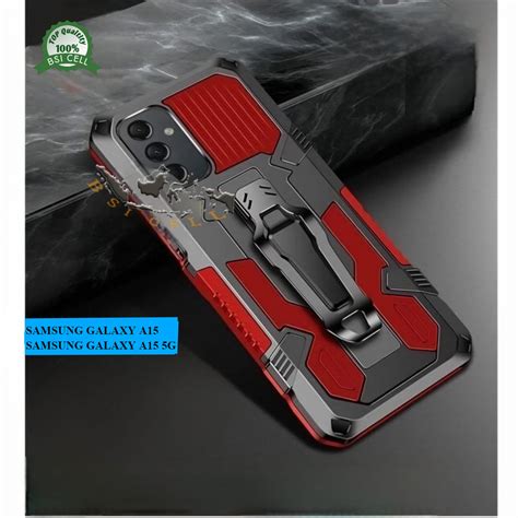 Samsung Galaxy A15a15 5g Casing Standing Back Clip Hard Case Hp Robot New Cover Shopee Malaysia