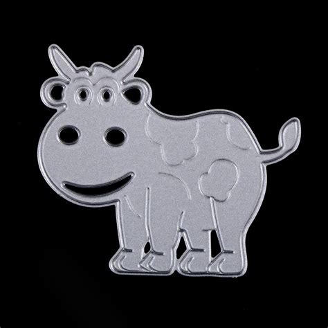 Cute Cow Metal Cutting Dies For Scrapbooking Stencils Diy Album Cards