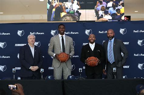 Grizzlies introduce 2018 Draft Picks Jaren Jackson Jr. and Jevon Carter ...