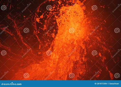 Eruption Of Erta Ale Volcano Royalty-Free Stock Photography ...