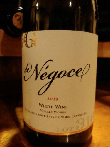 de Négoce OG Lot 316 Vielles Vignes White Vivino US