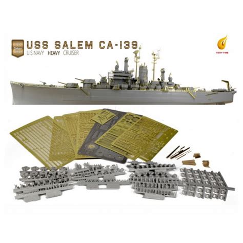 1/350 USS Salem (CA-139) Des Moines-class Heavy Cruiser [Deluxe Edition ...