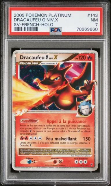 Carte Pokemon Dracaufeu G Niv X Platine Vainqueurs Supremes Pca