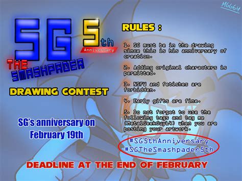 Sg The Smashpader 5th Anniversary Drawing Event By Metalxarts64 On