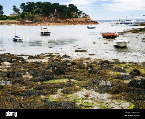 Travel To France Ships In Port Clos Harbour Of Ile De Brehat Island