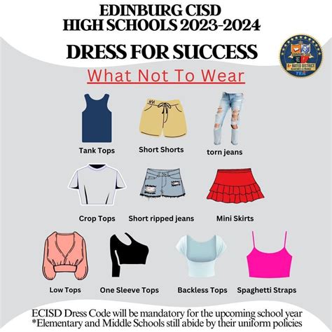 High School Dress Code Edinburg High School