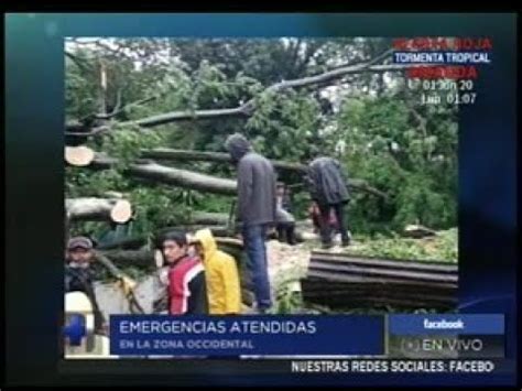 El Salvador Contin A En Alerta Roja Por Las Lluvias Youtube