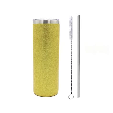 Gold Glitter Tumbler Vida Natural