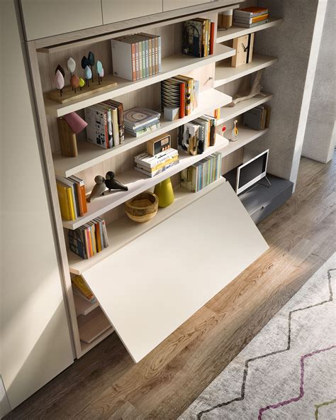 Storage Wall With Fold Away Bed Lgm01 Tav By Clei Design Pierluigi Colombo