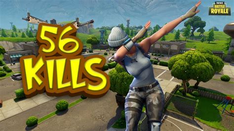 NEW WORLD RECORD 56 KILLS IN SQUAD FORTNITE YouTube